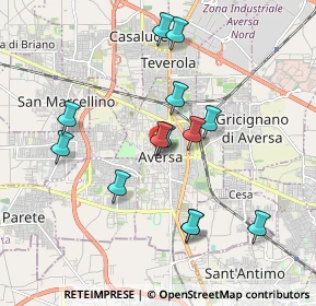 Mappa Via Vittorio Veneto, 81031 Aversa CE, Italia (1.87077)