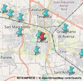 Mappa Via Vittorio Veneto, 81031 Aversa CE, Italia (2.61154)