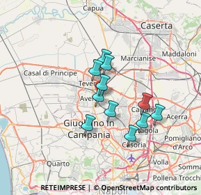 Mappa Via Madonna dell' Olio, 81031 Gricignano di Aversa CE, Italia (5.46)