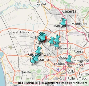 Mappa 81031 Gricignano di Aversa CE, Italia (4.94385)