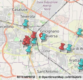 Mappa Via Madonna dell' Olio, 81031 Gricignano di Aversa CE, Italia (2.33769)