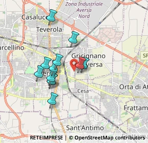 Mappa Via Madonna dell' Olio, 81031 Gricignano di Aversa CE, Italia (1.565)