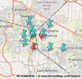 Mappa Via Madonna dell' Olio, 81031 Gricignano di Aversa CE, Italia (1.47455)