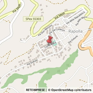 Mappa Corso Italia, 4, 85027 Rapolla, Potenza (Basilicata)
