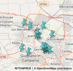 Mappa Via Clanio, 81031 Aversa CE, Italia (3.254)