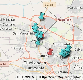 Mappa Via Clanio, 81031 Aversa CE, Italia (3.80421)