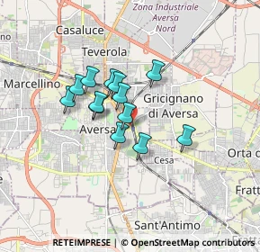 Mappa Via Clanio, 81031 Aversa CE, Italia (1.28)