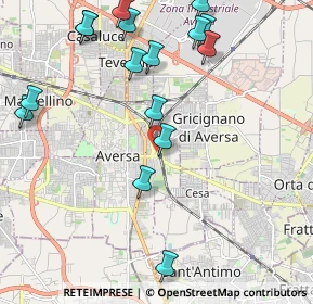 Mappa Via Clanio, 81031 Aversa CE, Italia (2.65125)
