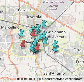 Mappa Via Clanio, 81031 Aversa CE, Italia (1.232)