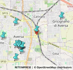 Mappa Via Clanio, 81031 Aversa CE, Italia (1.34923)