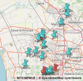 Mappa Via Clanio, 81031 Aversa CE, Italia (9.333)