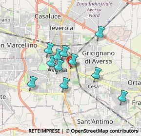 Mappa Via Gentile, 81031 Aversa CE, Italia (1.57273)
