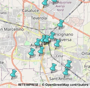Mappa Via Gentile, 81031 Aversa CE, Italia (1.93933)