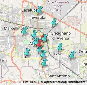 Mappa Via Gentile, 81031 Aversa CE, Italia (1.625)