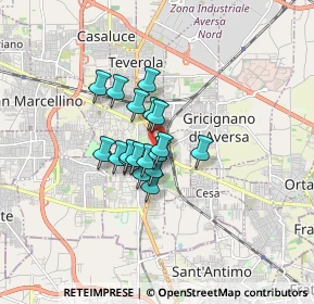 Mappa Via Gentile, 81031 Aversa CE, Italia (1.08722)