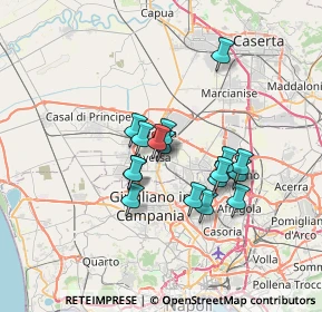 Mappa Viale della Libertà, 81030 Gricignano di Aversa CE, Italia (5.73)