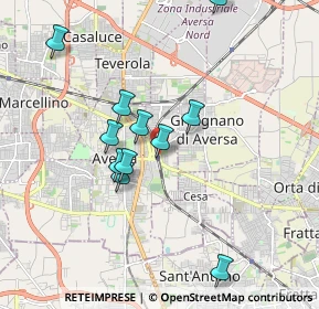 Mappa Stazione Di Aversa, 81031 Aversa CE, Italia (1.83273)