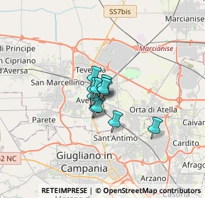 Mappa Stazione Di Aversa, 81031 Aversa CE, Italia (1.49182)