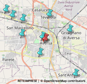 Mappa Piazza Francesco Crispi, 81031 Aversa CE, Italia (2.25)