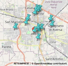 Mappa Piazza Francesco Crispi, 81031 Aversa CE, Italia (1.60643)