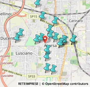 Mappa Piazza Francesco Crispi, 81031 Aversa CE, Italia (0.885)
