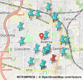 Mappa Piazza Francesco Crispi, 81031 Aversa CE, Italia (1.085)