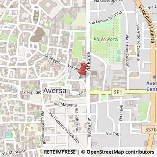 Mappa Via Guglielmo Sanfelice, 40, 81031 Aversa, Caserta (Campania)