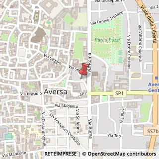 Mappa Via Guglielmo Sanfelice, 42, 81031 Aversa, Caserta (Campania)