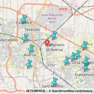 Mappa Via San Salvatore, 81030 Gricignano di Aversa CE, Italia (2.98083)