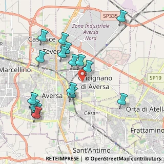 Mappa Via San Salvatore, 81030 Gricignano di Aversa CE, Italia (2.23438)