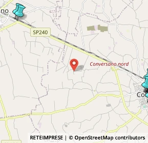 Mappa Viale Trav. San Cosmo Monterrone, 70014 Conversano BA, Italia (4.39)
