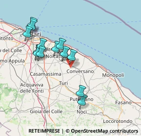 Mappa Viale Trav. San Cosmo Monterrone, 70014 Conversano BA, Italia (14.82071)