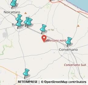 Mappa Viale Trav. San Cosmo Monterrone, 70014 Conversano BA, Italia (6.29273)