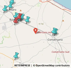 Mappa Viale Trav. San Cosmo Monterrone, 70014 Conversano BA, Italia (5.965)