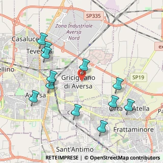 Mappa Via Sant'Adiutore, 81030 Gricignano di Aversa CE, Italia (2.3725)