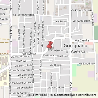 Mappa Via Grecini, 5, 81030 Gricignano di Aversa, Caserta (Campania)