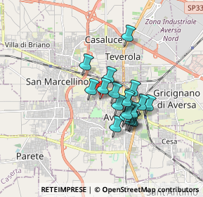 Mappa Via Porta San GIovanni, 81031 Aversa CE, Italia (1.27684)