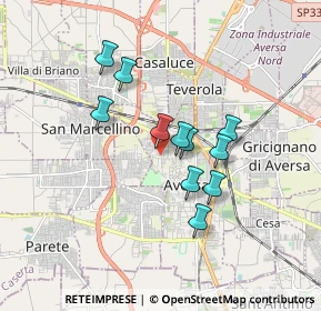 Mappa Via Porta San GIovanni, 81031 Aversa CE, Italia (1.45727)