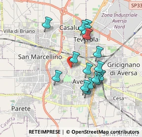 Mappa Via Porta San GIovanni, 81031 Aversa CE, Italia (1.66688)