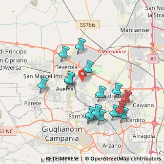 Mappa Via Aversa, 81030 Gricignano di Aversa CE, Italia (4.0675)