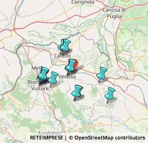Mappa Strada Provinciale 18 Ofantina, 85029 Venosa PZ, Italia (12.08875)