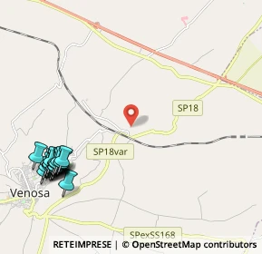 Mappa Strada Provinciale 18 Ofantina, 85029 Venosa PZ, Italia (3.0815)