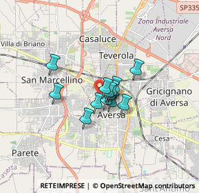 Mappa Via Corrado Rebursa, 81031 Aversa CE, Italia (0.98231)