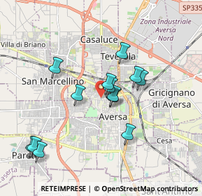 Mappa Via Corrado Rebursa, 81031 Aversa CE, Italia (1.77538)