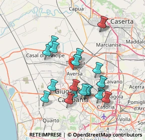 Mappa Via Corrado Rebursa, 81031 Aversa CE, Italia (7.37)