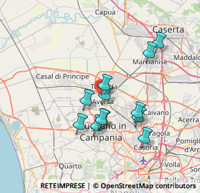 Mappa Via Corrado Rebursa, 81031 Aversa CE, Italia (6.56917)