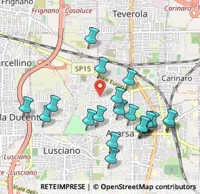 Mappa Via Monserrato, 81031 Aversa CE, Italia (1.064)