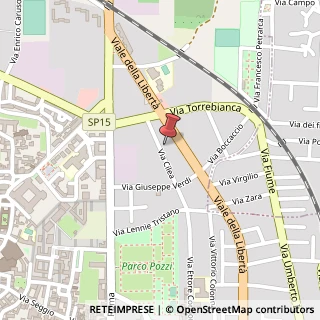 Mappa Via Francesco Cilea, 64, 81031 Aversa, Caserta (Campania)