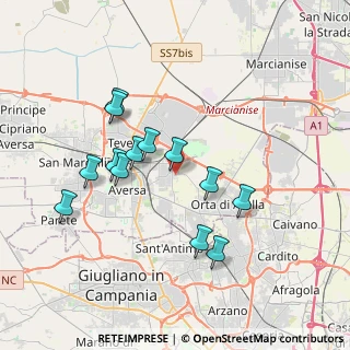 Mappa Viella della Gatta, 81030 Gricignano di Aversa CE, Italia (3.64308)