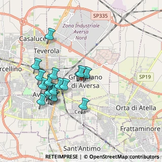 Mappa Via Grecini, 81030 Gricignano di Aversa CE, Italia (1.8855)